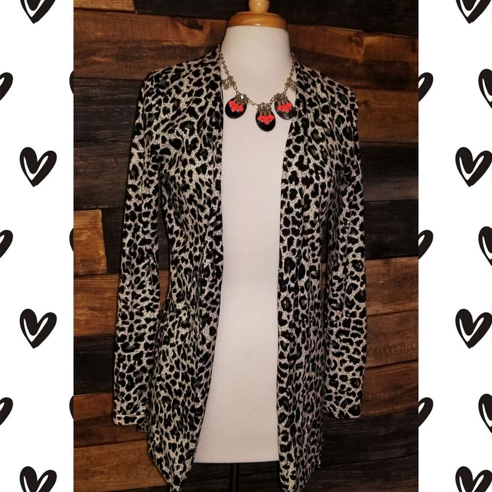 Leopard Print Cardigan
